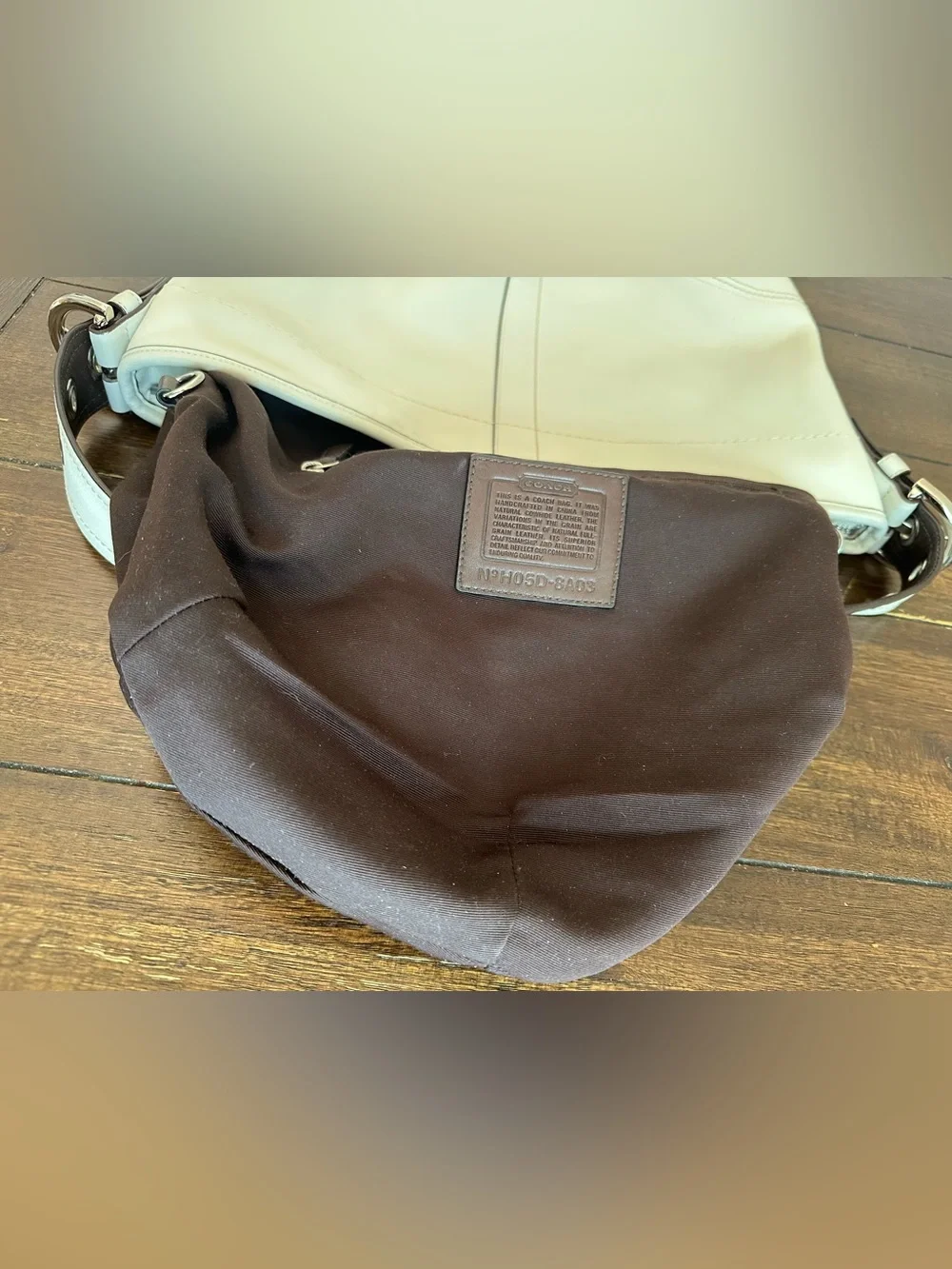 Vintage Coach y2K Soho Crescent hobo shoulder bag A803